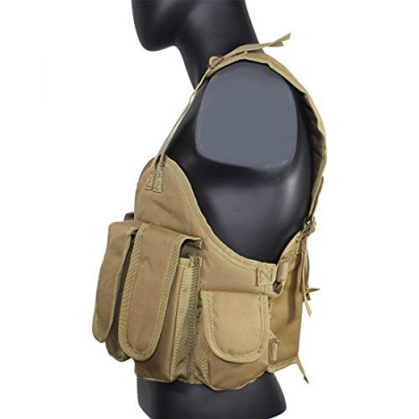 Yoghourds Airsoft Tactical Vest 3 Yoghourds Tactical Vest for Men Airsoft Guns Vest Adjustable Outdoor Combat Training Vest Ultra-Light Breathable for Adults in Hunting Fishing CS Field