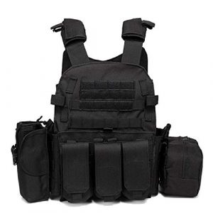 BGJ Airsoft Tactical Vest 1 Paintball 6094 Tactical Molle Vest Special Forces Military Army Vest Training CS Combination Vest Hunting Airsoft Body Armor