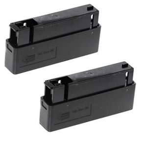 Generica Airsoft Gun Magazine 1 Generica Airsoft Spare Parts 2pcs 25rd Mag Magazine for MB01 MB04 MB05 L96 G21 G22 Bolt Action Sniper Rifle