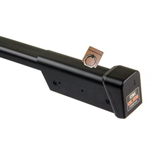 CYMA Airsoft Gun Magazine 3 CYMA 100rd Long Airsoft Magazine For G18C (CM030) AEP Black X 3PCS -Mobile Ring Included