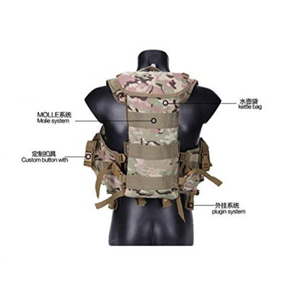 HAOYUN Airsoft Tactical Vest 2 HAOYUN CQB Modular Protective Tactical Vest 97 Seal Water Bag Tactical Vest