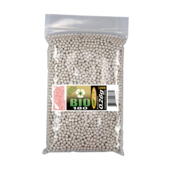 TSD Airsoft BB 1 TSD Tactical 5,000 ct. Bag Biodegradeable White Airsoft BBS (6mm, 0.26g)