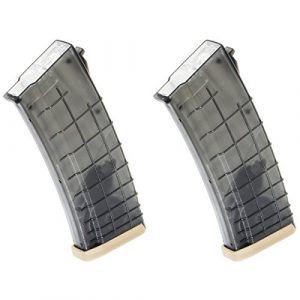 Airsoft Shopping Mall Airsoft Gun Magazine 1 Airsoft Shooting Gear 2pcs 450rd Bulgarian Waffle Hi-Cap Magazine For AK-Series Black/Tan