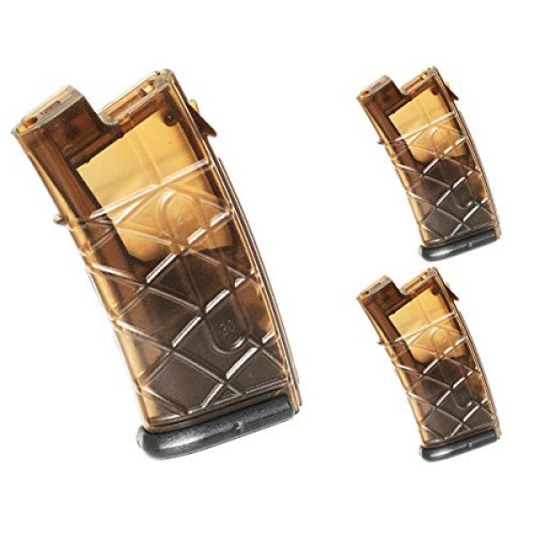 Airsoft Shopping Mall Airsoft Gun Magazine 1 Airsoft Shooting Gear APS 3pcs 300rd Hi-Cap Magazine for APS JG Classic Army Tokyo Marui AUG AEG Brown/Black
