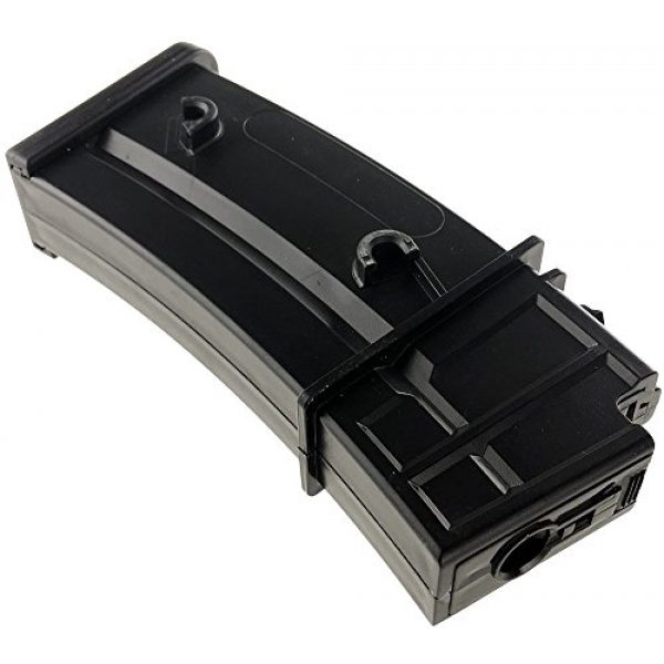 SportPro Airsoft Gun Magazine 6 SportPro Jing Gong 470 Round Polymer High Capacity Magazine for AEG G36 7 Pack Airsoft - Black