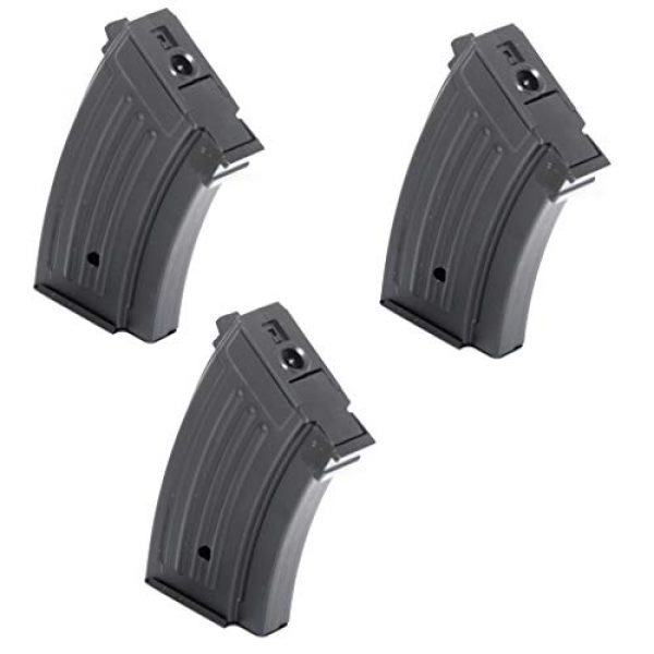 Airsoft Gang Airsoft Gun Magazine 1 Airsoft Parts CYMA 3pcs 220rd AK Beta Hi-Cap Mag Magazine for Tokyo Marui JG AK Series AEG BK