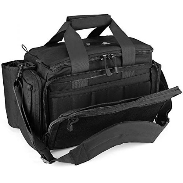 ProCase Pistol Case 2 ProCase Tactical Gun Range Bag Pistol Shooting Duffle Bag Bundle with Multipurpose Carry Pistol Holster Fanny Pack Waist Bag for Handgun