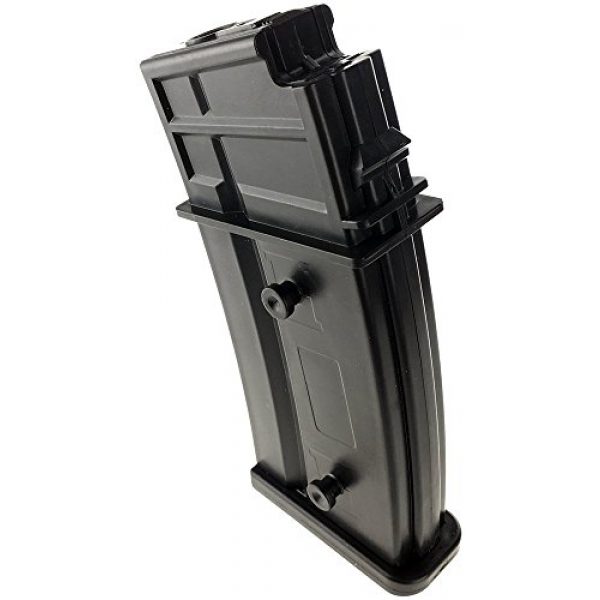 SportPro Airsoft Gun Magazine 4 SportPro Jing Gong 470 Round Polymer High Capacity Magazine for AEG G36 7 Pack Airsoft - Black