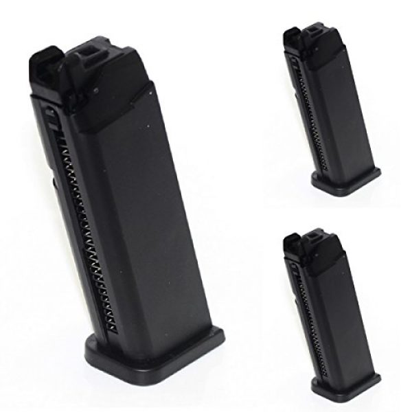 Airsoft Shopping Mall Airsoft Gun Magazine 1 Airsoft Shooting Gear ARMY 3pcs 25rd Mag Magazine For ARMY R17/Marui GBB Pistol Black
