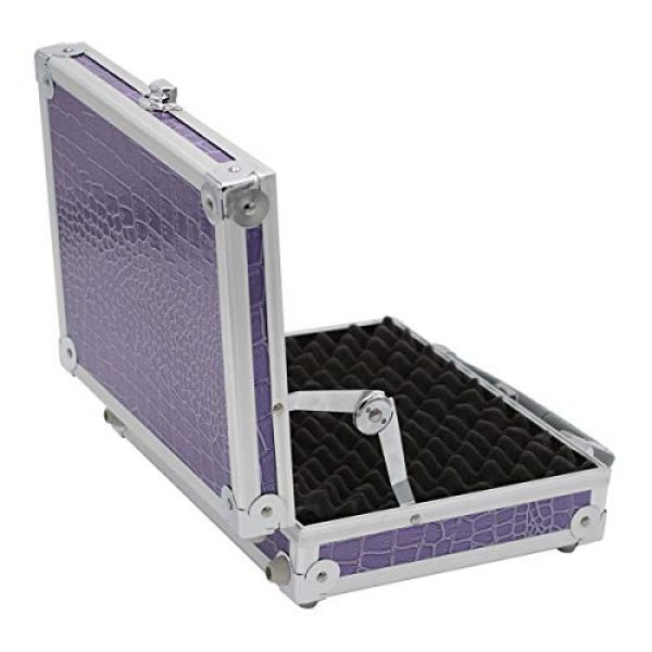 T.Z. Case International Pistol Case 4 T.Z. Case International Value-Tech Ladies Handgun Case, 10" x 8" x 3", Violet, U10199VLT