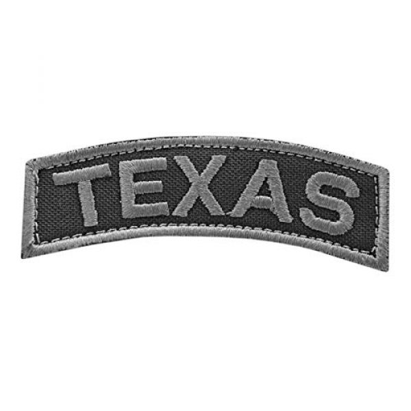 LEGEEON Airsoft Morale Patch 1 LEGEEON Subdued Texas Shoulder Tab TX State Lone Star Morale Tactical Fastener Patch