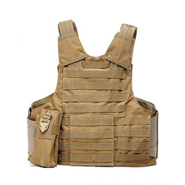 GXYWAN Airsoft Tactical Vest 6 GXYWAN Tactical Vest, Ghost Anti-War Vest Combat Suit Camouflage Wire Vest Eight-Piece Suit Camouflage Combat Vest