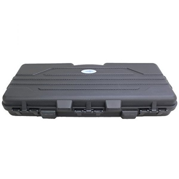 SAS Pistol Case 3 SAS Takedown Bow Hard Case with Pluck Foam and Locking Holes for Competition Bow, Pistol, Archery Accessories or Handgun