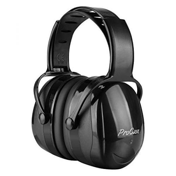 ProCase Pistol Case 6 ProCase Tactical Gun Range Bag Pistol Shooting Duffle Bag Bundle with Noise Reduction Safety Ear Muffs Headset SNR 36dB Earmuffs for Ear Hearing Protection