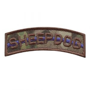 LEGEEON Airsoft Morale Patch 1 LEGEEON Sheepdog Shoulder Tab Thin Blue Line Multicam OCP SWAT Tactical Morale Hook&Loop Patch