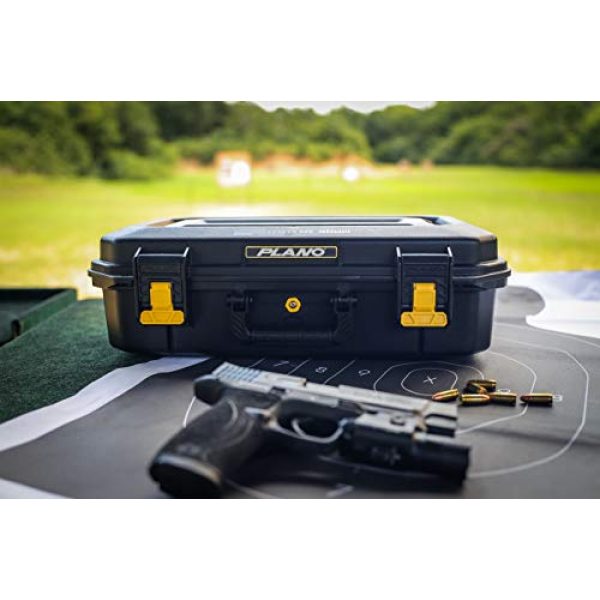 Plano Pistol Case 4 Plano All Weather Pistol and Accessories Case | Durable Pistol Storage and Premium Protection During Travel