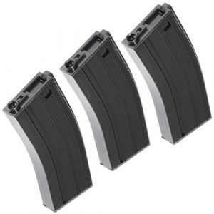 Generica Airsoft Gun Magazine 1 Airsoft Spare Parts CYMA 3pcs Pack 270rd Plastic Magazine for M4 M16 Series AEG Black