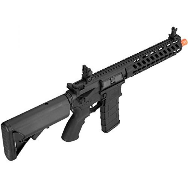 Lancer Tactical Airsoft Rifle 6 Lancer Tactical 10.5" Rapid Deployment Carbine M4 RDC Airsoft AEG Rifle Low Speed Black