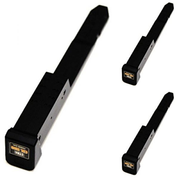 Airsoft Shopping Mall Airsoft Gun Magazine 1 Airsoft Shooting Gear CYMA 3pcs Pack 100rd Long Magazine for AEG 18C CM030 AEG Black