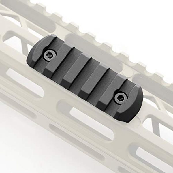 WENXUAN Picatinny Rail Sections 4 WENXUAN 5-Slot Aluminum Picatinny Rail Sections for mlock Handguards mlock Picatinny Rail