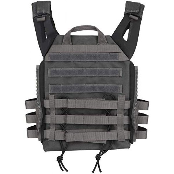 LEJIE Airsoft Tactical Vest 2 Lejie Tactical CS Field Vest Outdoor Hunting Training Airsoft Protective MOLLE Vest for Adults Adjustable