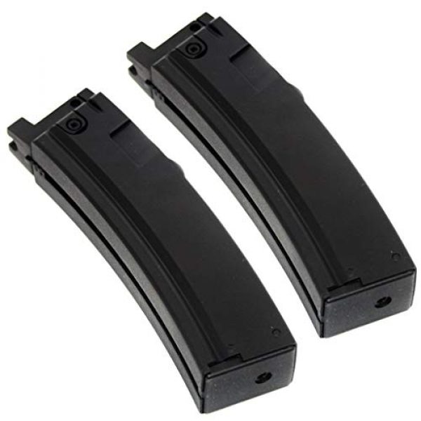 Airsoft Gang Airsoft Gun Magazine 1 Airsoft Parts Well 2pcs 22rd Mag Short Type Magazine for MP5K G55 Series GBB SMG