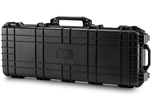 GDT 43-inch Oversized Rifle Gun Case, All Weather Water-Proof Safety ...