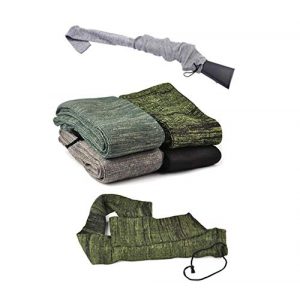 SUTON Rifle Case 1 SUTON 4PCS Rifle Sleeve 52'' Knit Gun Sock for Guns and Rifles Cover case Silicone Treated Protector