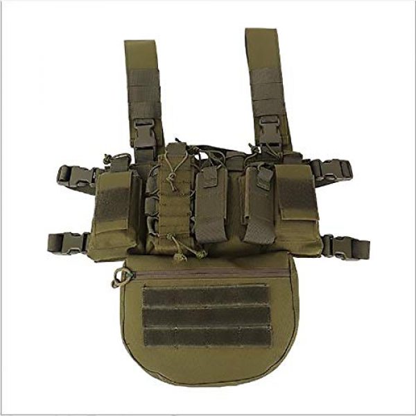 WEQ Airsoft Tactical Vest 1 WEQ Outdoor Tactical Vest Ultra-Light Breathable Modular Combat Training Vest Outdoor Combat Chest Vest Hanging Adjustable (Color : #E)