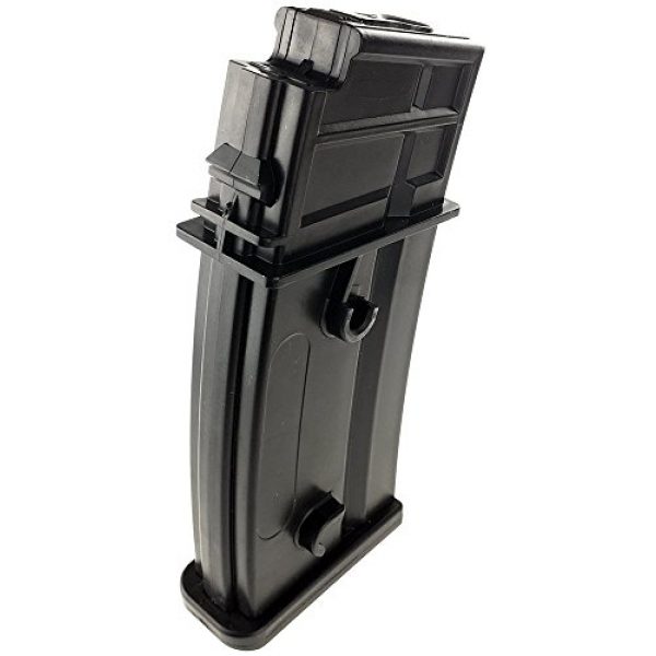 SportPro Airsoft Gun Magazine 5 SportPro Jing Gong 470 Round Polymer High Capacity Magazine for AEG G36 7 Pack Airsoft - Black