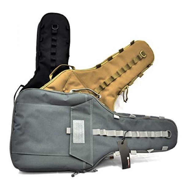 SOETAC Rifle Case 5 Hunting Tactical Rifle Bag Shooting Range Guitar Gun Case Firearm Adjustable Shoulder Backpack Gun Bag