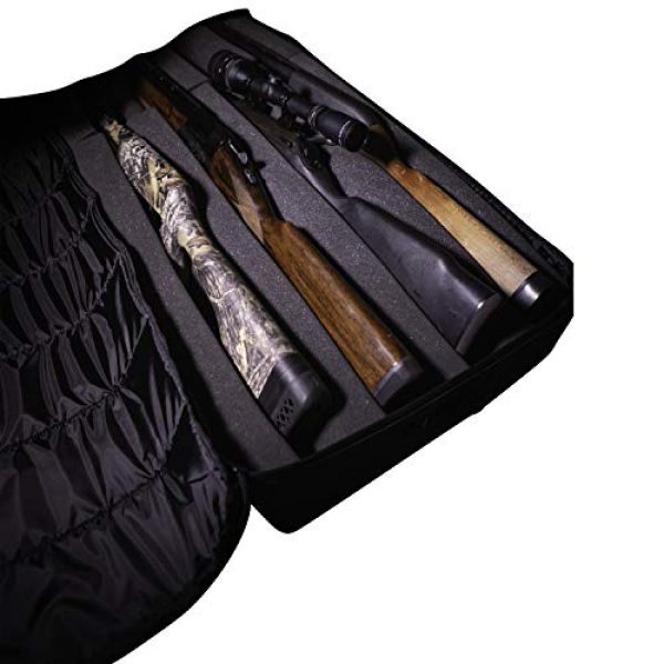 Allen Company Rifle Case 5 Allen Company Gun and Rifle Storage Case Locker, Under The Bed/On Shelf Storage - 18 x 50 inches, Long Gun/Rifle - Black, Model Number: 78101