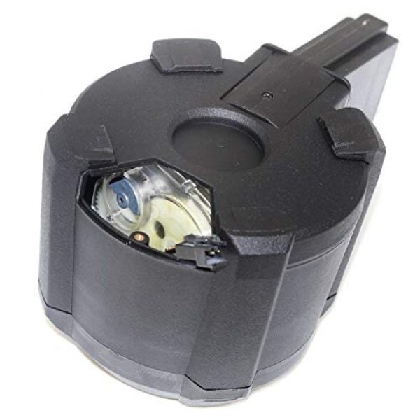 Generic Airsoft Gun Magazine 3 Airsoft Spare Parts Battleaxe 1400rd Electric Drum Mag Magazine for 416 M4 M16 AEG