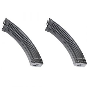 Airsoft Shopping Mall Airsoft Gun Magazine 1 Airsoft Shooting Gear 2pcs Pack CYMA 800rd Hi-Cap Long Magazine for AK-Series AEG Black