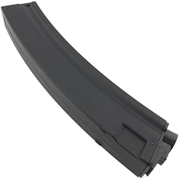 SportPro Airsoft Gun Magazine 7 SprotPro Army Force 220 Round Metal High Capacity Magazine for AEG MP5 3 Pack Airsoft - Black