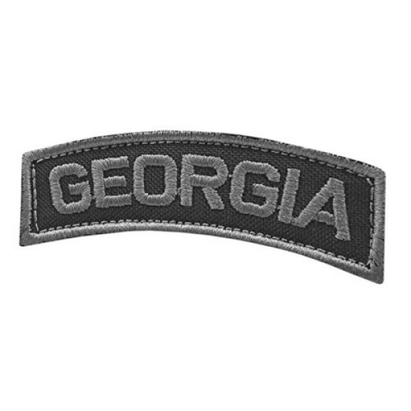 LEGEEON Airsoft Morale Patch 1 LEGEEON Subdued Georgia Shoulder Tab GA State Army Morale Tactical Hook&Loop Patch