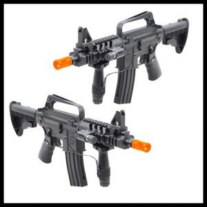 Double Eagle Airsoft Rifle 1 double eagle spring m16a5 assault rifle grip, 240 fps collapsible stock airsoft gun(Airsoft Gun)