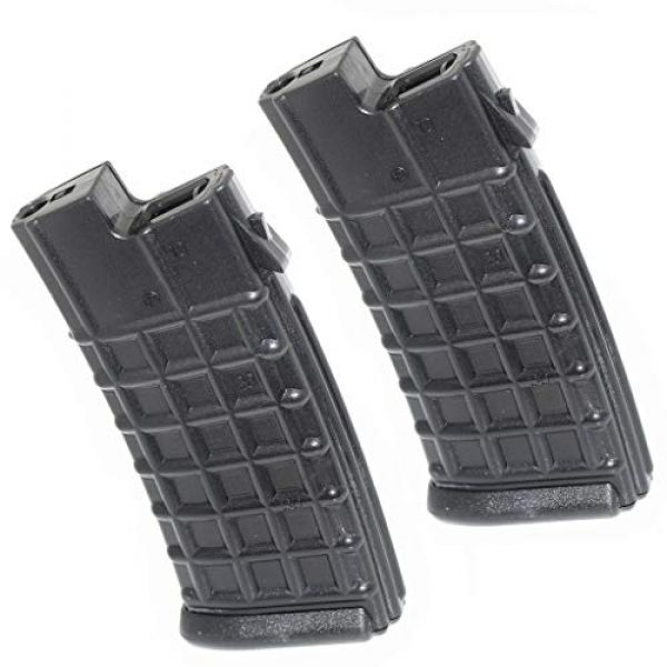 Generica Airsoft Gun Magazine 1 Airsoft Spare Parts Army Force 2pcs 70rd Mid-Cap Magazine for AUG Series Black