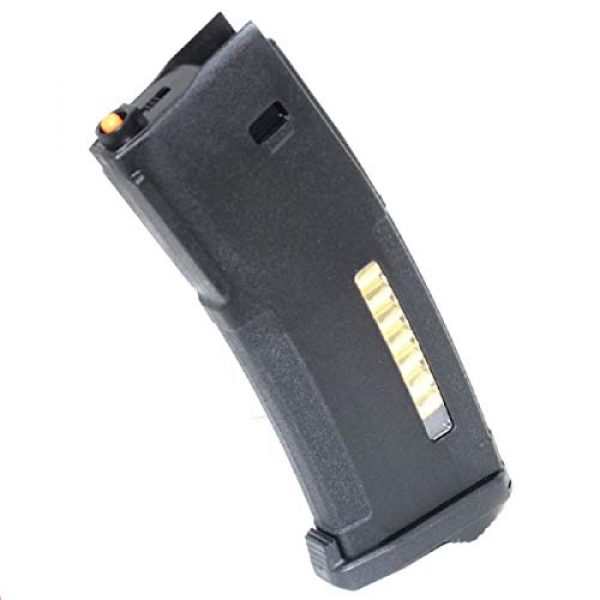 Airsoft Shopping Mall Airsoft Gun Magazine 1 Airsoft Shooting Gear PTS 30/120rd Mag EPM Magazine for Tokyo Marui Recoil Shock Next Generation M4 Scar 416D AEG Black