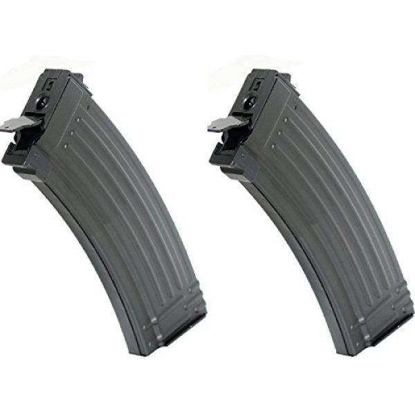Airsoft Shopping Mall Airsoft Gun Magazine 1 Airsoft Shooting Gear CYMA 2pcs 500rd Hi-Cap Mag Magazine For CYMA ICS Tokyo Marui JG AK Series AEG Black
