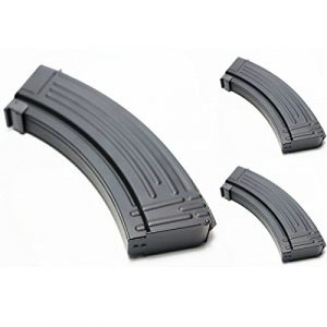 Airsoft Shopping Mall Airsoft Gun Magazine 1 Airsoft Shooting Gear 3pcs Pack CYMA 600rd Metal Flash Mag Magazine for AK-Series AEG Black