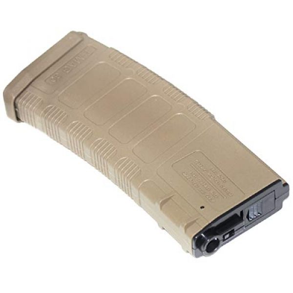 Airsoft Shopping Mall Airsoft Gun Magazine 2 Airsoft Shooting Gear King Arms 3pc 370rd TWS T-MAG Hi-Cap Magazine for Black Rain Ordnance M4 Tokyo Marui, CYMA, E&C, ARES, A&K, Echo1, JG, VFC, ICS, Classic Army, G&P, G&G M4 M16 AEG Dark Earth Tan