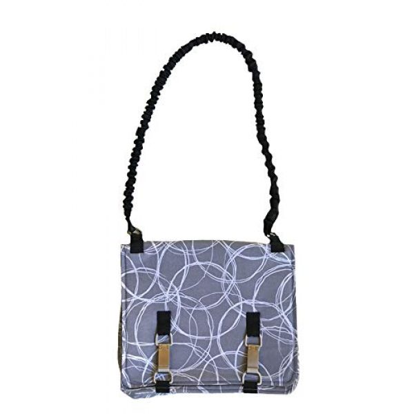 OffHand Gear Concealed Carry Bag 1 Offhand Gear Norb - No Ordinary Range Bag Messanger Conceal Carry - Gun Multipurpose Tactical Bag Made in the USA LIMITED EDITION (Greystone Swirl Fabric))