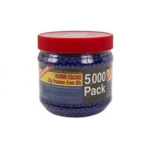 Flying Colors Airsoft BB 1 Flying Colors 5000 - ct. Bottle .12g Airsoft BB's, Blue