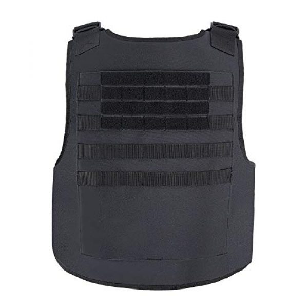 MGFLASHFORCE Airsoft Tactical Vest 3 MGFLASHFORCE Tactical Airsoft Vest Molle Adjustable Combat Training Paintball Vest