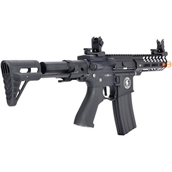 Lancer Tactical Airsoft Rifle 2 Lancer Tactical ProLine NEEDLETAIL PDW Airsoft AEG Rifle Low 350 FPS Black