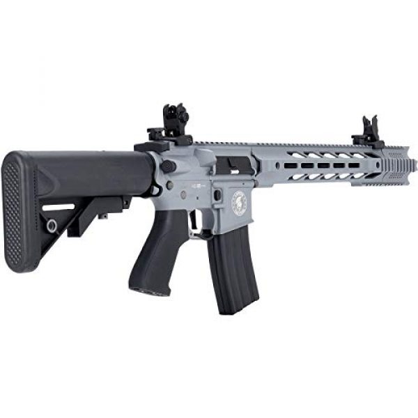Lancer Tactical Airsoft Rifle 3 Lancer Tactical LT-25 ProLine Series M4 SPR Interceptor Airsoft AEG Rifle HIGH FPS Gray 395 FPS