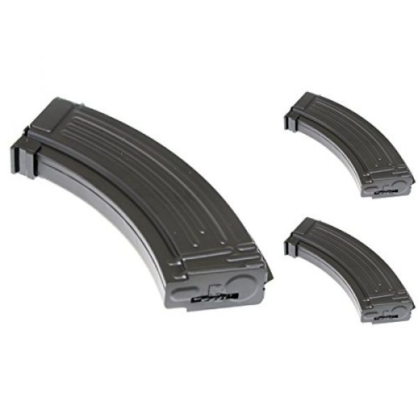 Airsoft Shopping Mall Airsoft Gun Magazine 1 Airsoft Shooting Gear 3pcs Pack CYMA 600rd Hi-Cap Magazine for AK-Series AEG Black