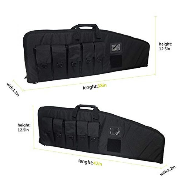XWLSPORTS Rifle Case 3 XWLSPORTS Single Rifle Case Tactical Rifle Bag Gun Case