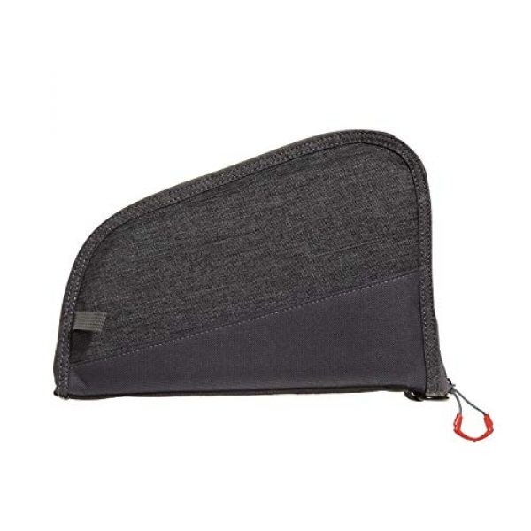 Allen Company Pistol Case 5 Allen Company 9 inch Auto-Fit 2.0 Handgun Case, Gray/Red